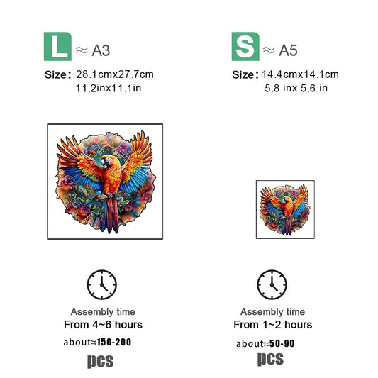 3D Wooden Animal Puzzle for Adults & Kids | Educational Jigsaw Toy