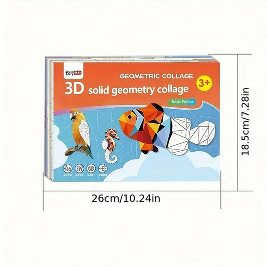 3D Animal Puzzle Stickers for Kids | Creative DIY Art Set Ages 3+