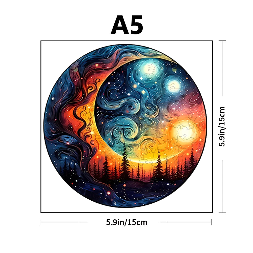 Alien Wooden Jigsaw Puzzle for Adults & Families