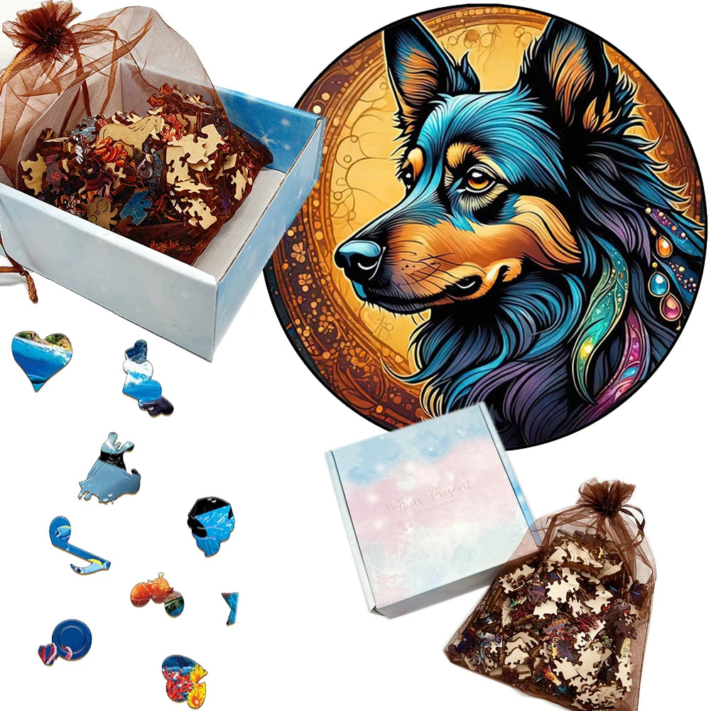 3D Wooden Animal Puzzle for Adults & Kids | Educational Jigsaw Toy