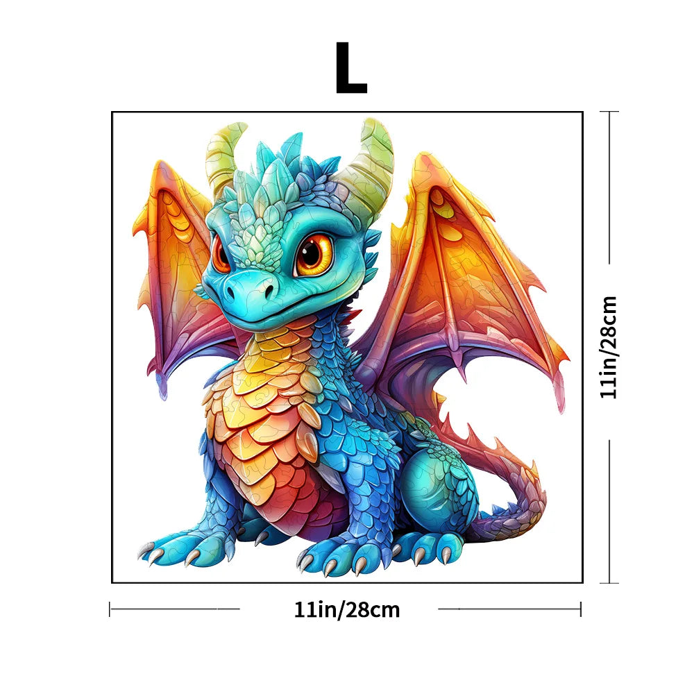 3D Wooden Animal Puzzle - Brain Teaser Toy for Kids & Adults