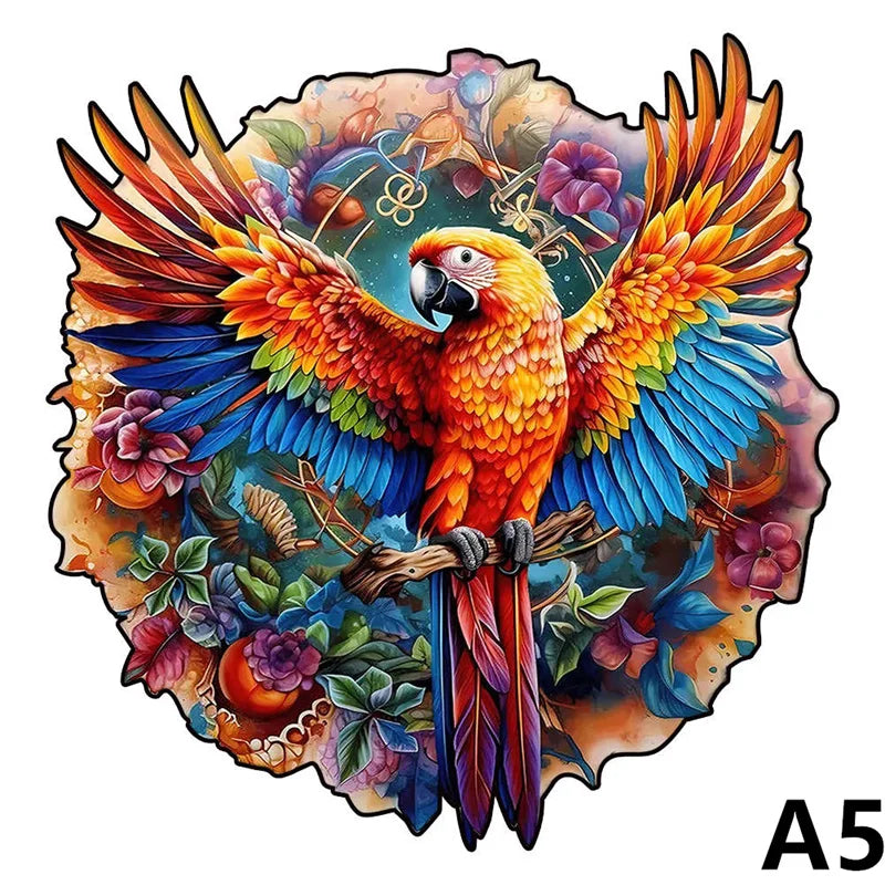 3D Wooden Animal Puzzle for Adults & Kids | Educational Jigsaw Toy