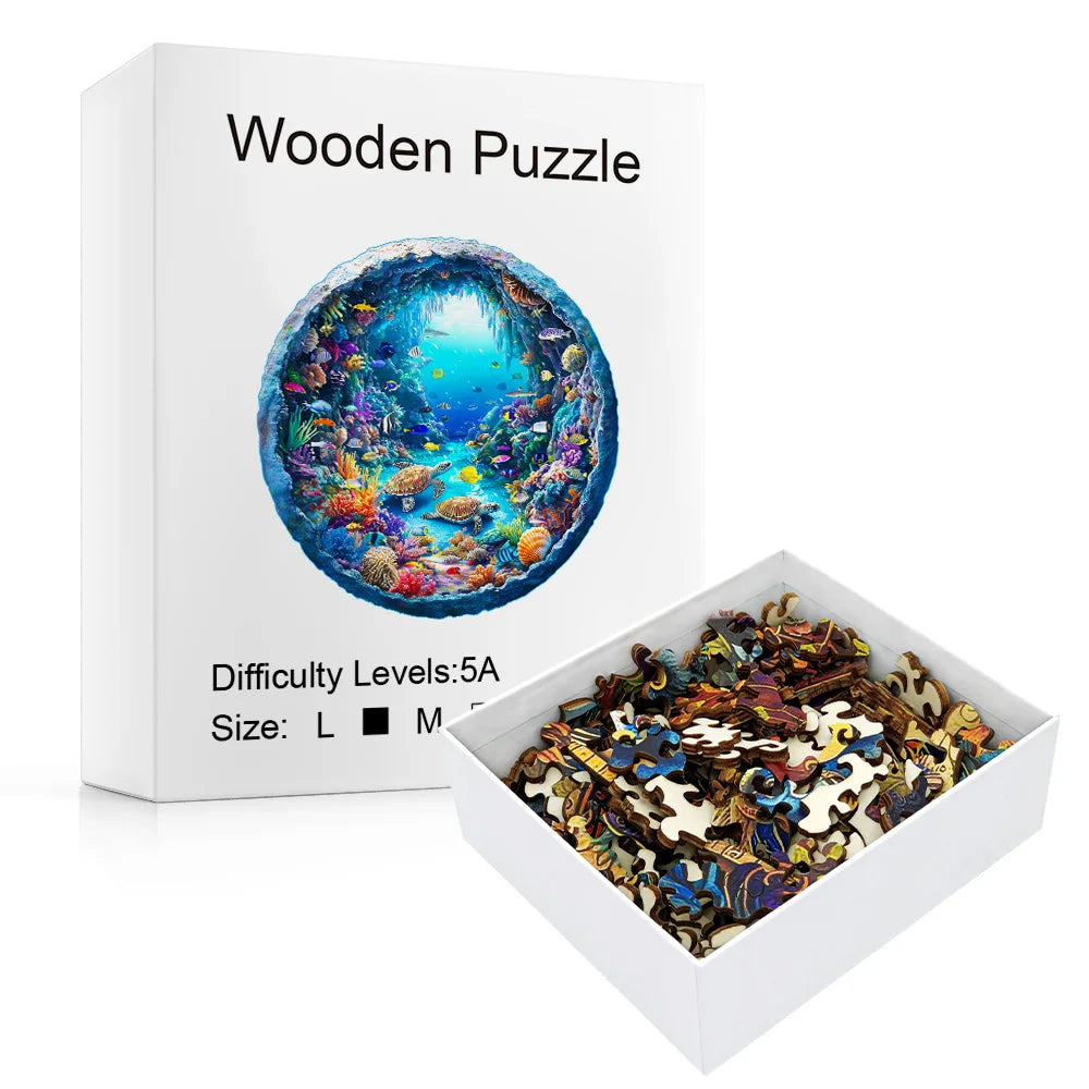 Alien Wooden Jigsaw Puzzle for Adults & Families