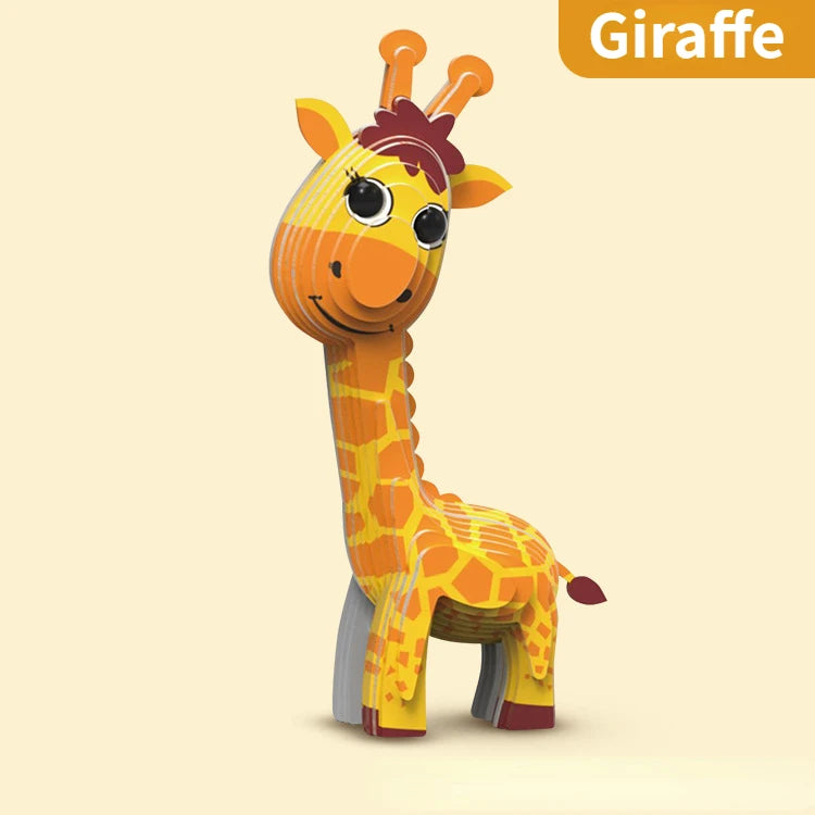 3D Animal Puzzle for Kids Ages 3-6 | MaxRenard Educational Toy