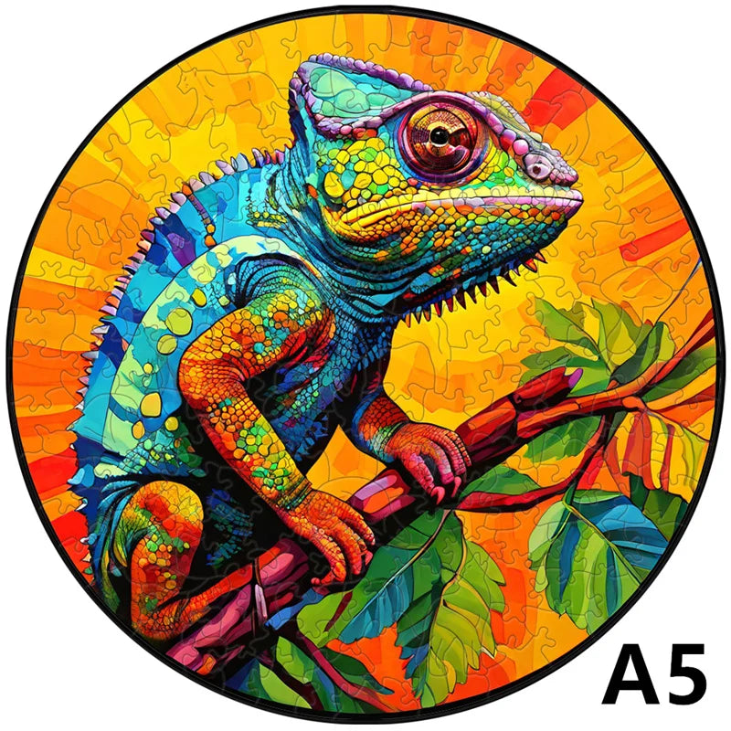 3D Wooden Animal Puzzle for Adults & Kids | Educational Jigsaw Toy