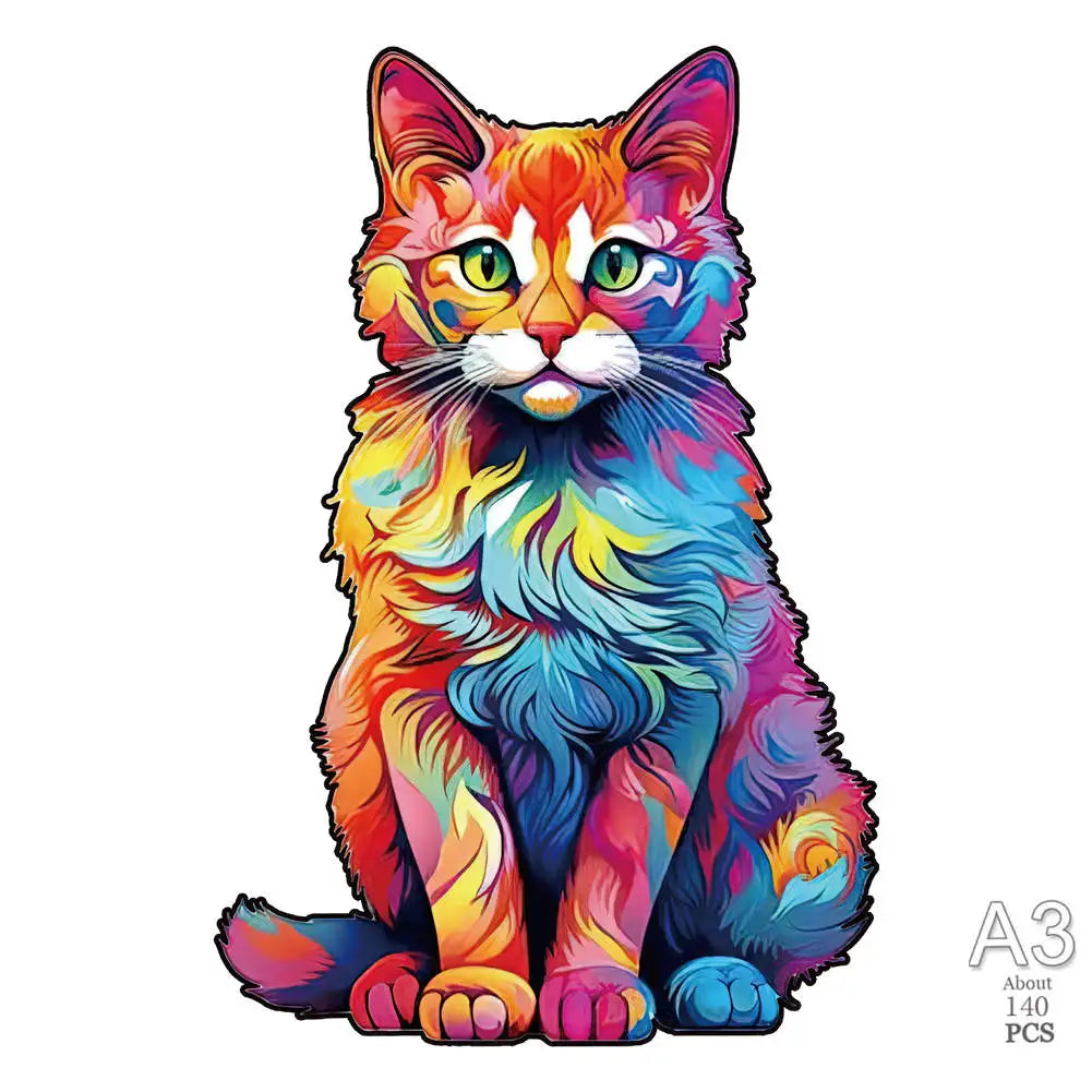 3D Wooden Animal Puzzle for Adults & Kids | Educational Jigsaw Toy