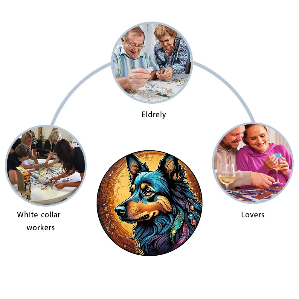 3D Wooden Animal Puzzle for Adults & Kids | Educational Jigsaw Toy