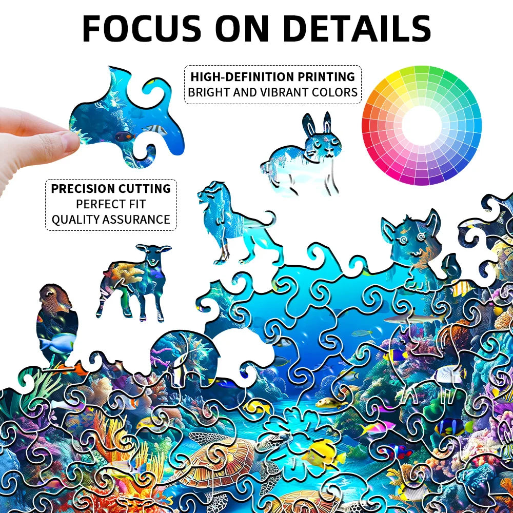 Alien Wooden Jigsaw Puzzle for Adults & Families