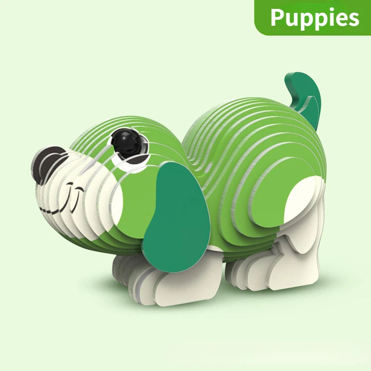 3D Animal Puzzle for Kids Ages 3-6 | MaxRenard Educational Toy