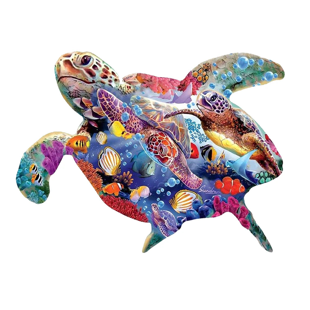 Alien Wooden Jigsaw Puzzle for Adults & Families