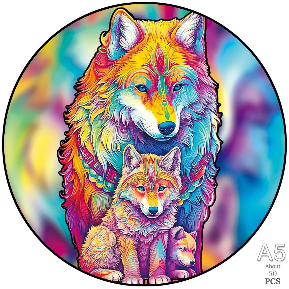 3D Wooden Animal Puzzle for Adults & Kids | Educational Jigsaw Toy